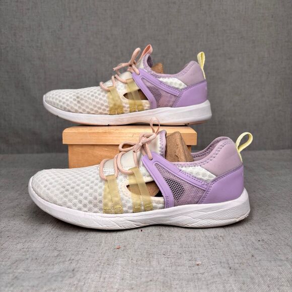 Vionic Adore Sneakers White Purple Mesh Pull On Slip On Shoes Women's Size 7 - Picture 3 of 11